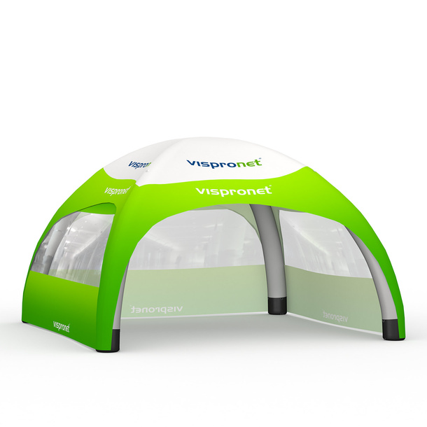 Event Tent Air 5 x 5 m with 3 Walls with Panoramic Window