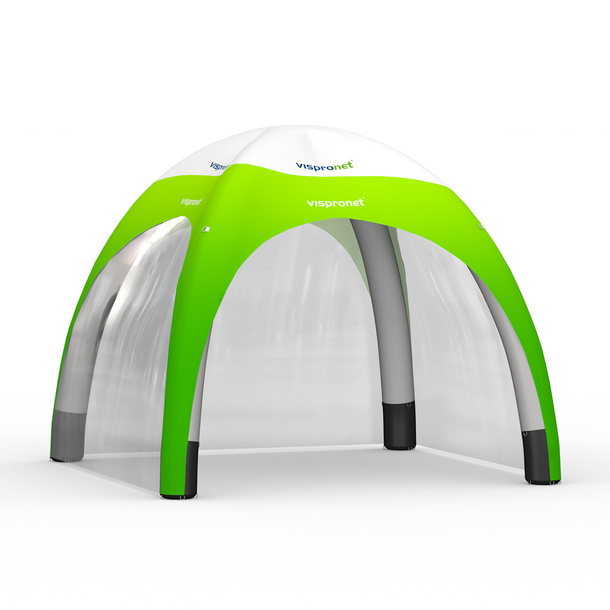 Event Tent Air 3 x 3 m with 2 Transparent Walls