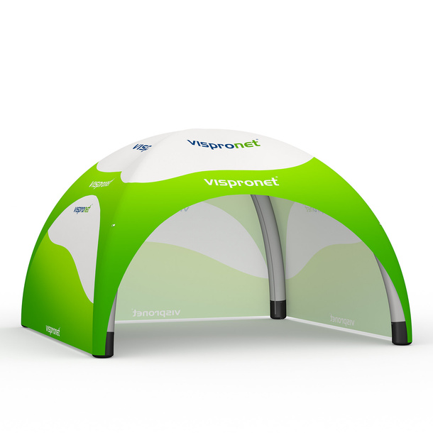 Event Tent Air 6 x 6 m with 3 Solid Walls