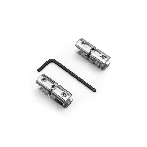 Plate Connector Aluminum ø 16 mm, Set of 2