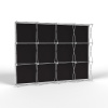 Trade Show Wall Pop Up Velcro, Backside with Multisol® X Opak SE, Opacity: 100%