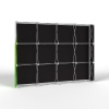 Trade Show Wall Pop Up Velcro, Backside with Multisol® X Opak SE, Opacity: 100%