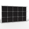 Trade Show Wall Pop Up Velcro, Backside with Multisol® X Opak SE, Opacity: 100%