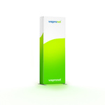 Pop-Up Folding Display LED 1 x 3 - Printed on the Backside