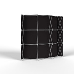 Trade Show Wall Pop Up Velcro, Backside with Multisol® X Opak SE, Opacity: 100%