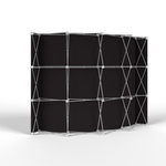 Trade Show Wall Pop Up Velcro, Backside with Multisol® X Opak SE, Opacity: 100%