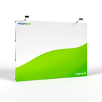 Trade Show Wall Pop Up Velcro 4 x 3, Lighting Optional
