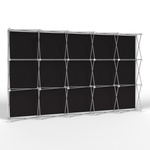 Trade Show Wall Pop Up Velcro, Backside with Multisol® X Opak SE, Opacity: 100%