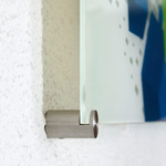 Poster with Stainless Steel Clamp Standoff Spacers