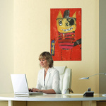 Interior Design with Posters on Stretcher Frames