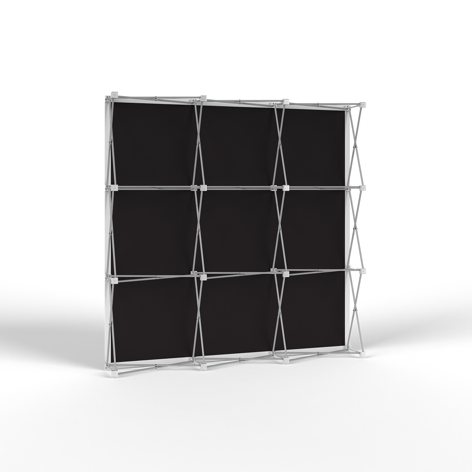 Trade Show Wall Pop Up Velcro, Backside with Multisol® X Opak SE, Opacity: 100%