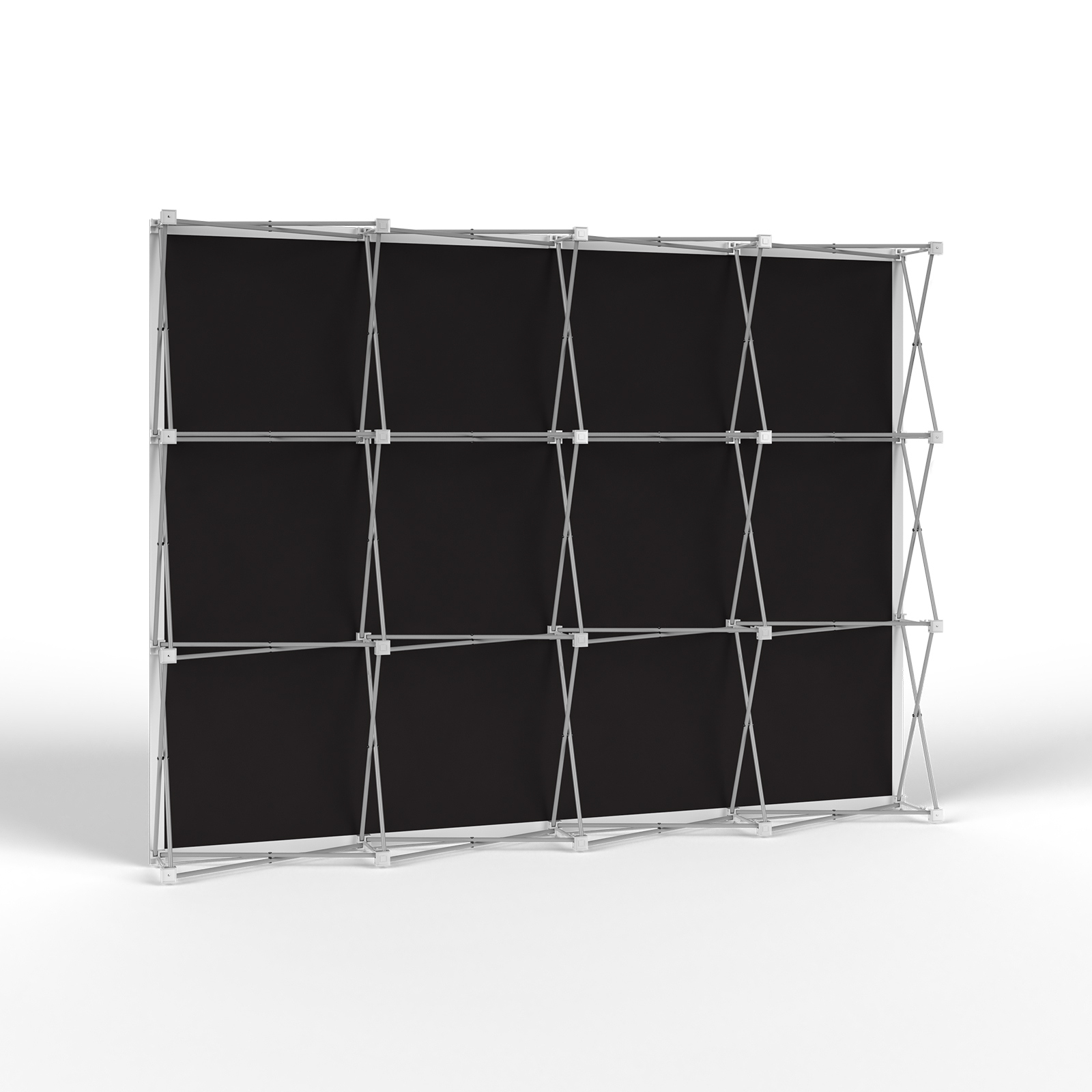 Trade Show Wall Pop Up Velcro, Backside with Multisol® X Opak SE, Opacity: 100%