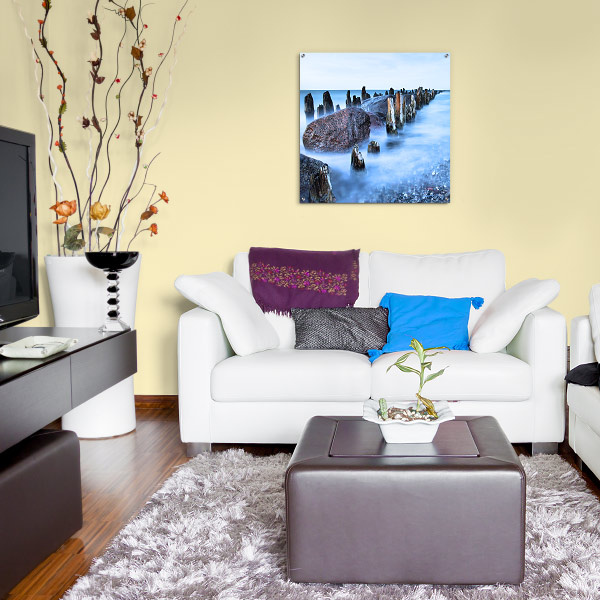 A stylish wall decoration: posters made from rigid foam boards