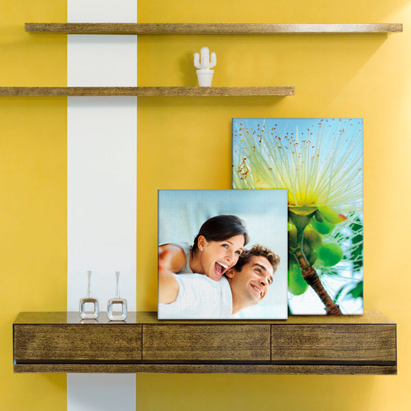 Gift idea: poster / photo canvas with stretcher frame