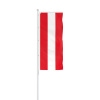 Austrian flag in portrait format with Flag Presenter Basic