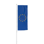 Council of Europe/EU flag in portrait format with Flag Presenter Select