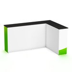 Promotion Counter LED Corner Left - Backside Unprinted
