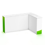 Promotion Counter LED Corner Left - Backside Unprinted