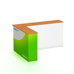 Promotion Counter LED Corner Right - Backside Unprinted
