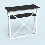 Counter Velcro, without covering, back side (tabletop/intermediate shelf black)