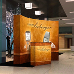 Promotion Counter hook-and-loop, combined with a curved Pop-Up hook-and-loop﻿