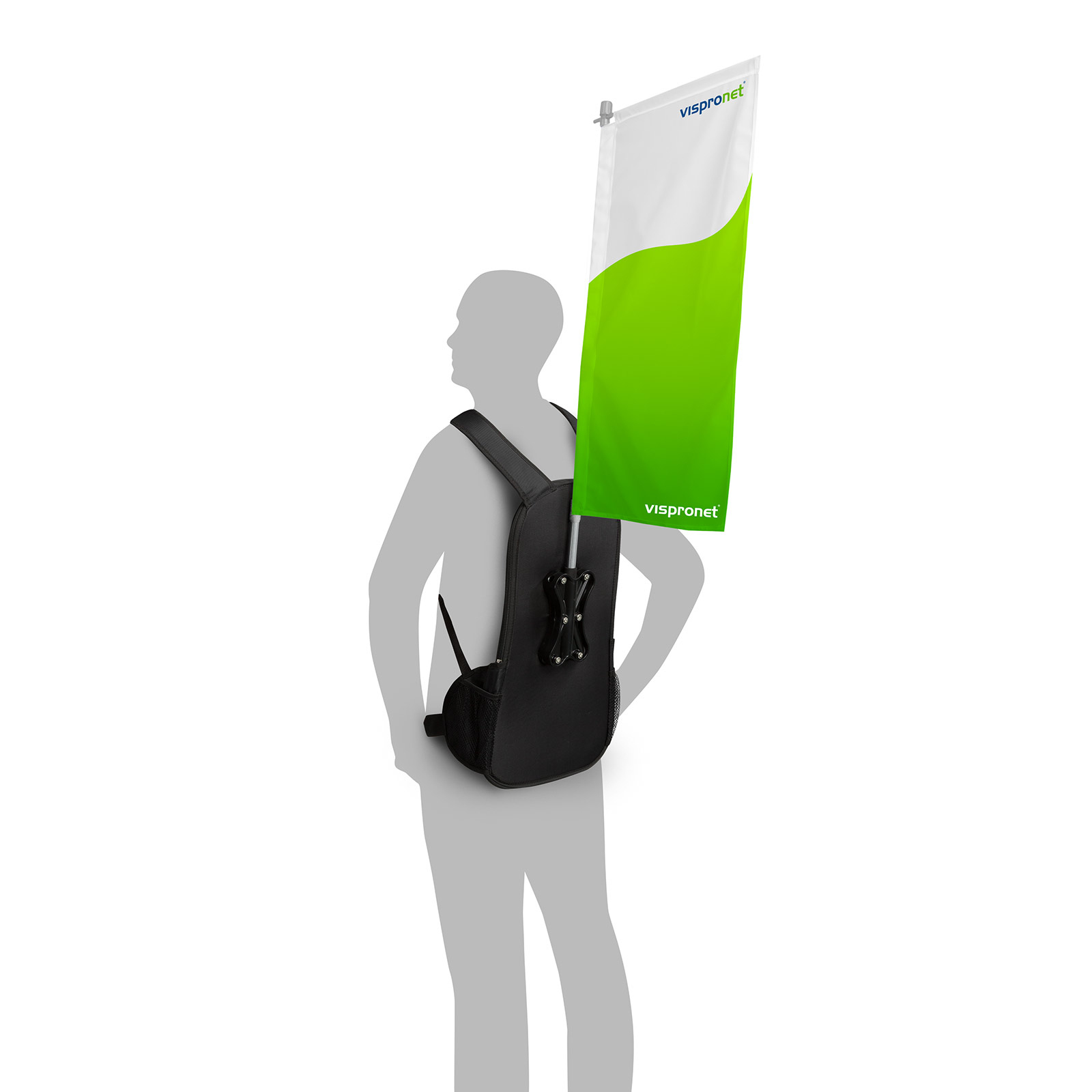 Promotional Backpack Flag, Size 47 x 71 cm
