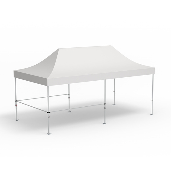 3 crossbars for half-height walls including brackets, corner variant (4 m | 4 m | 4 m)