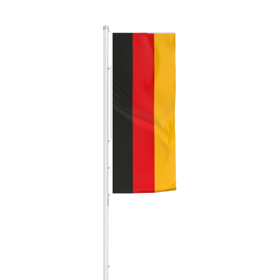 National flag of Germany with flag Presenter Select