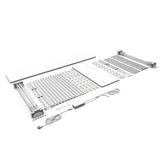 Promotion Counter LED Corner Version - Scope of Delivery