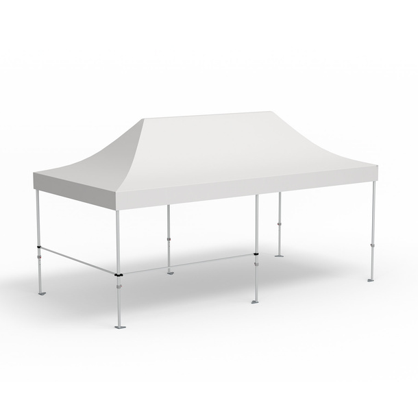 2 crossbars for half-height walls including brackets, corner variant (3 m | 3 m)