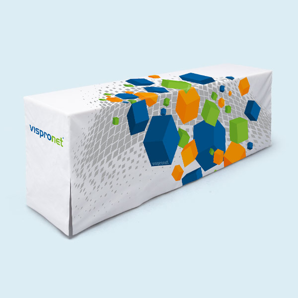 Floor-length table covers, for beer tables