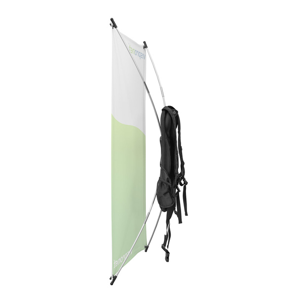 Promotional Backpack Display, Side View