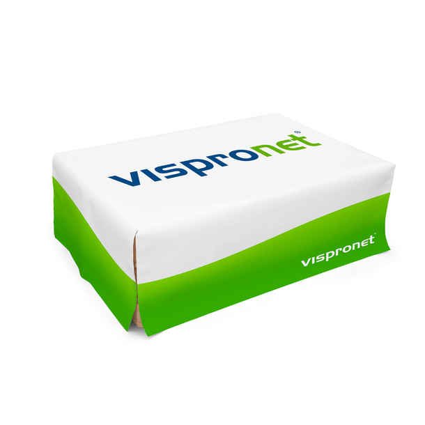 Pallet covers made of PVC tarpaulin, side edges closed with Velcro tape