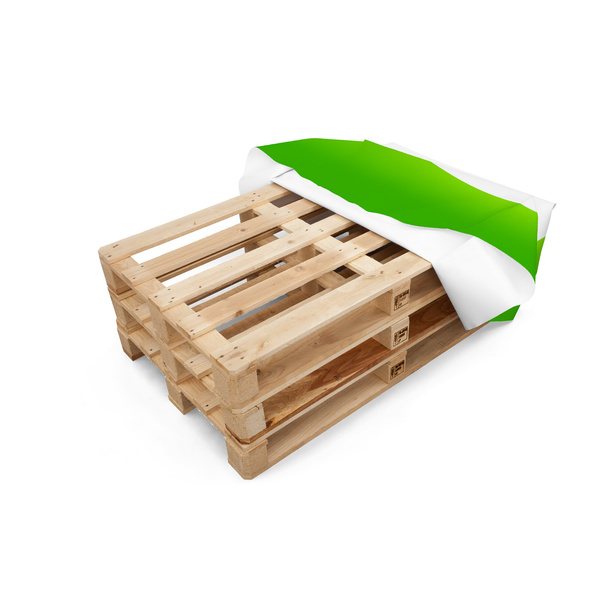 Pallet covers for covering pallet stacks