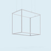 Ceiling Hanger Rectangular Q-Frame® Aluminum Frame including 4-Point Suspension