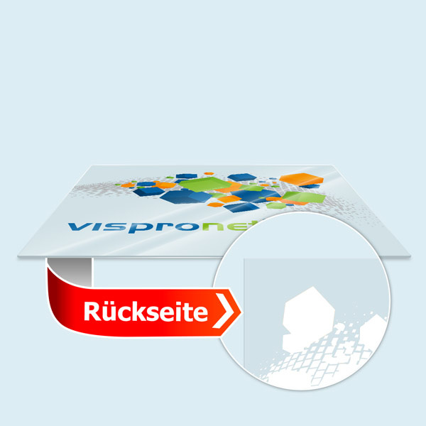 Option: White printing behind color areas (unsuitable for photo printing)