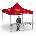 Aluminum Folding Table in Combination with Pop-Up Tent