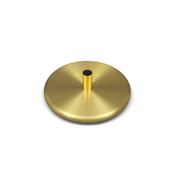 Floor stand, brass, single-sided