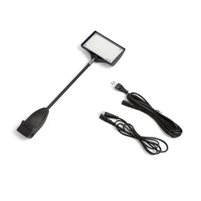 LED spotlight for pop-up folding display with Velcro, black