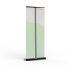Roll-up display stand, Select Black, width 80 cm, reverse side