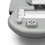 easy emptying of the base through a drain opening on the underside