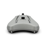 Base with transport casters – for easy relocation