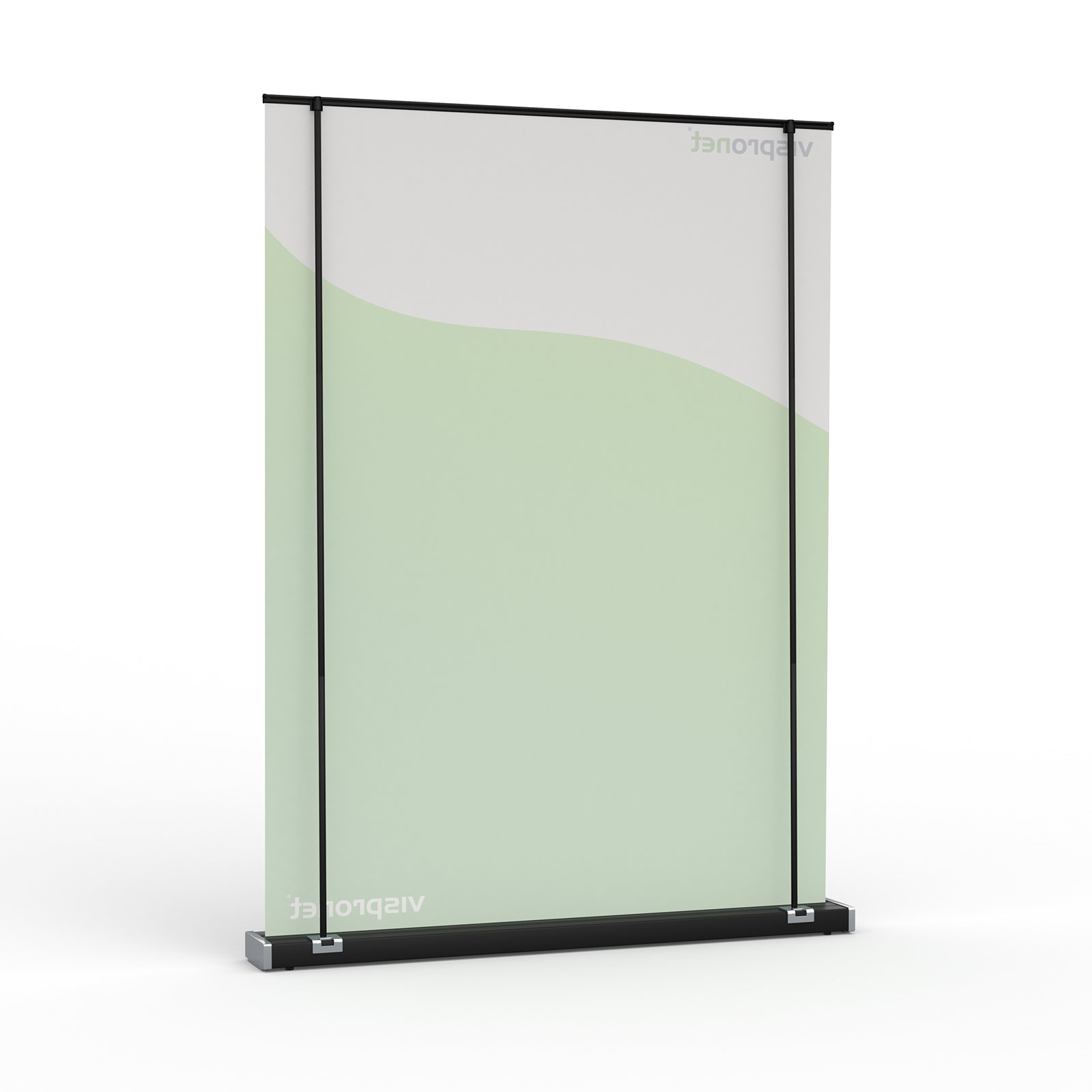 Display Stand Roll Up Select Black Width 150 cm, Back Side