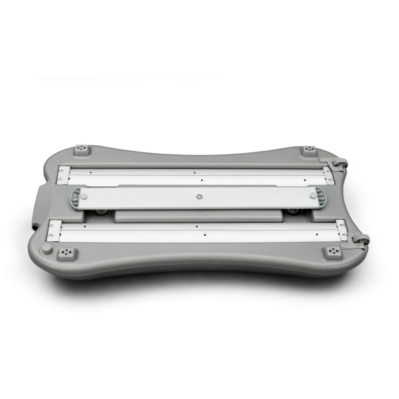 Display cassettes weather-protected mounted under the water-fillable base