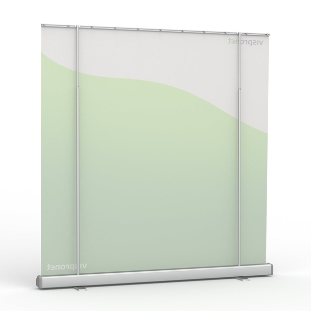 Roll Up Basic XL – Width 200 cm, rear view