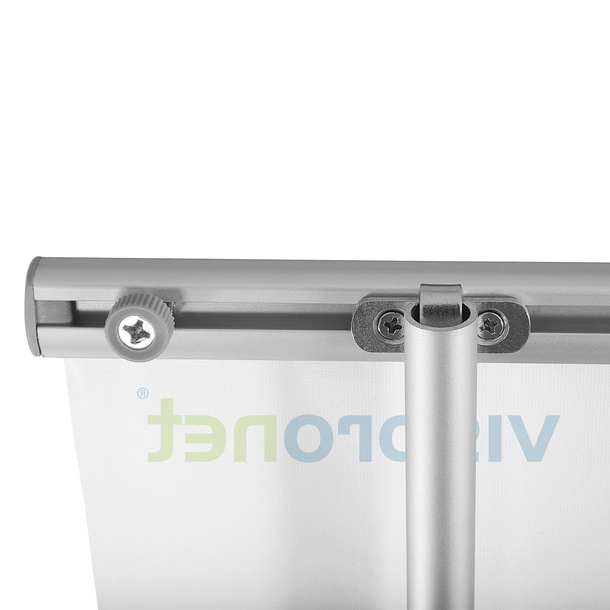 Roll Up Basic XL – Mounting the rod to the upper clamping strip