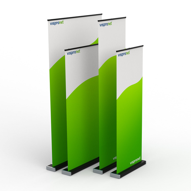 Roll Up Select Black - height comparison: height 207 cm / height 252 cm