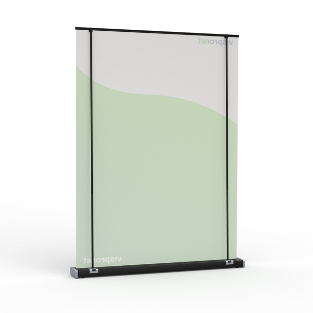 Display Stand Roll Up Select Black Width 150 cm, Back Side