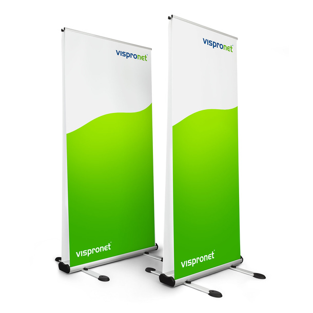 Display Stand Roll Up Select Outdoor, double-sided, size overview