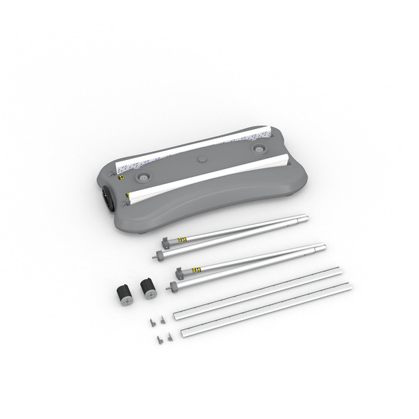 Scope of delivery: Roll Up Select Outdoor, double-sided, including carrying bag